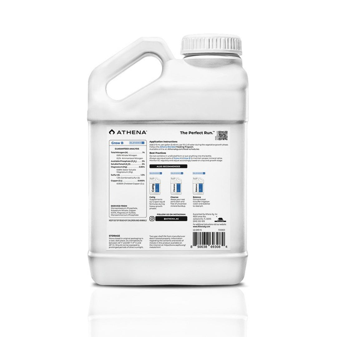 Combo Grow + Bloom Partes A + B Blended Line | Athena AG - Fertilizante Base Para Todas Las Etapas
