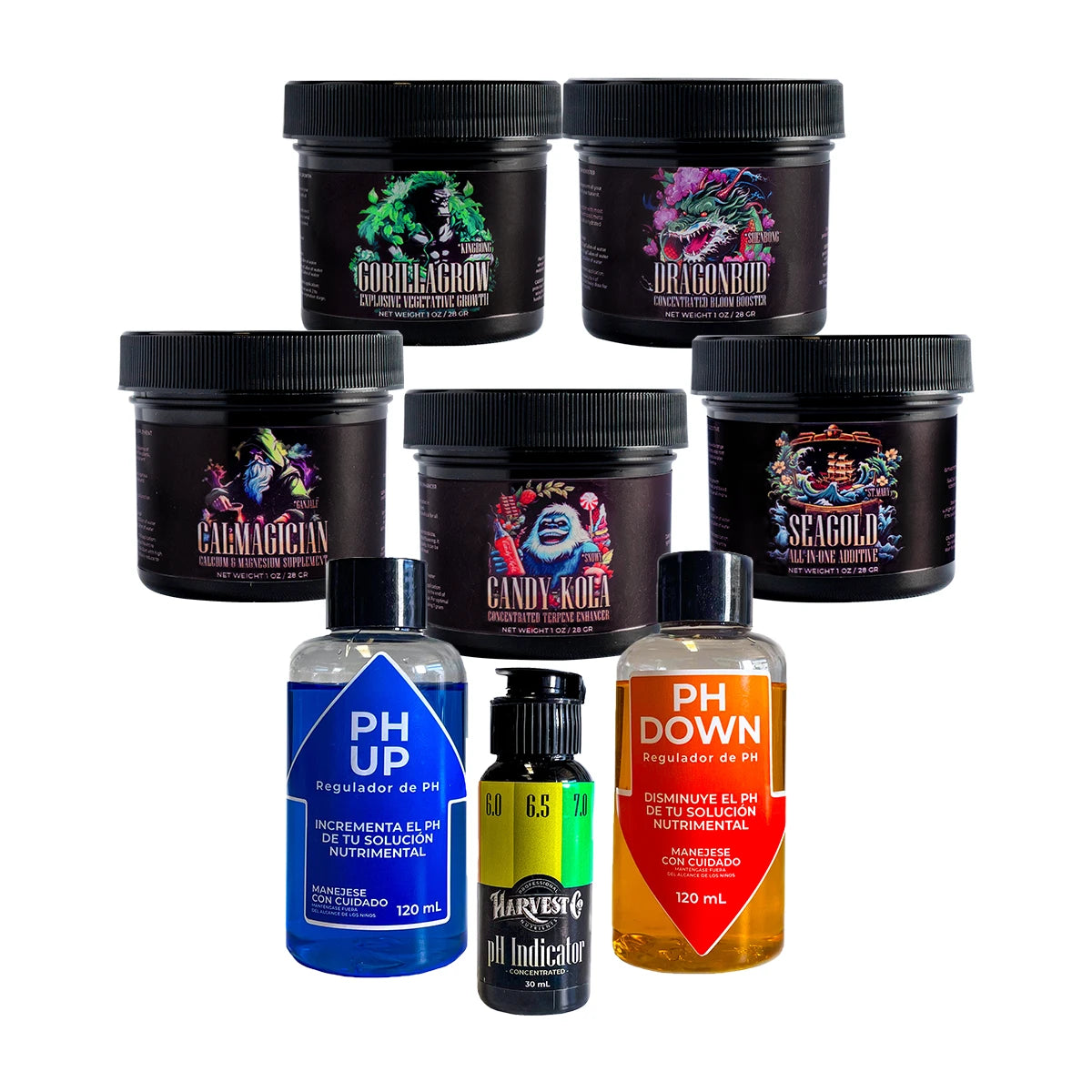 COMBO: Aditivos Solubles | Kits HarvestCo - Vegetación y Floración COMPLETO