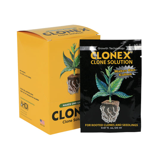Clonex Clone Solution 20 mL | HydroDynamics International - Sobre De Solución Enraizadora Para Esquejes Y Clones