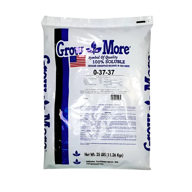 Growmore 0-37-37 Blue (25 Libras)