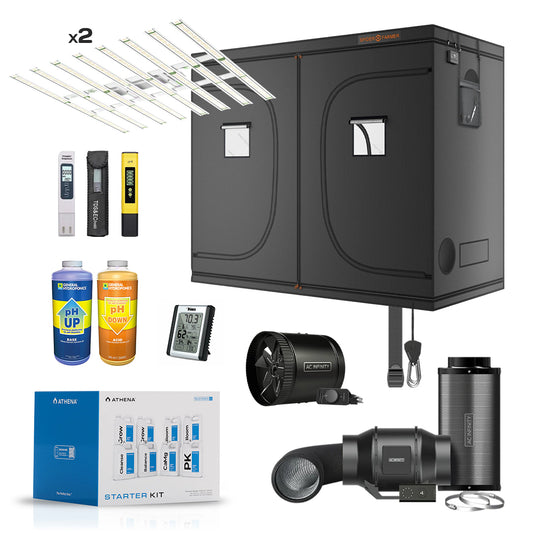Kit Profesional 300×150×200 con Doble FloraFlex 700W y AC Infinity 6" + Athena