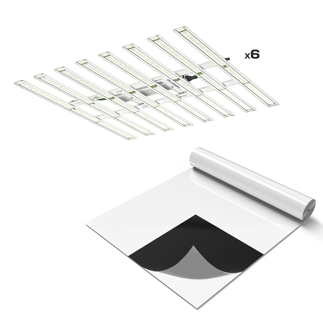Kit de Iluminación 4,200 W para Cuarto de Cultivo con Revestimiento Reflectante