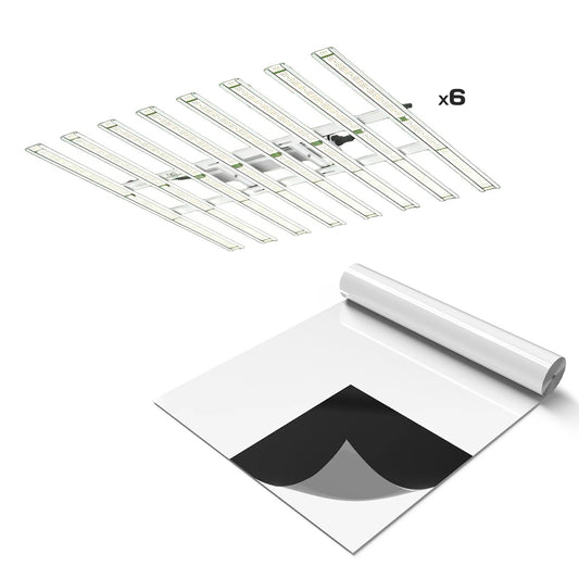 Kit de Iluminación 4,200 W para Cuarto de Cultivo con Revestimiento Reflectante