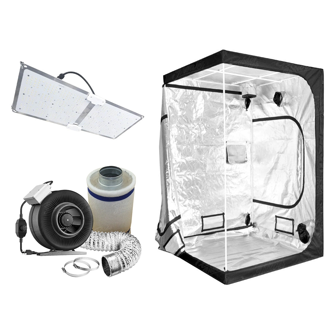 KIT DE CULTIVO: INICIADO | Armario de Cultivo + Lámpara + Sistema de Ventilación