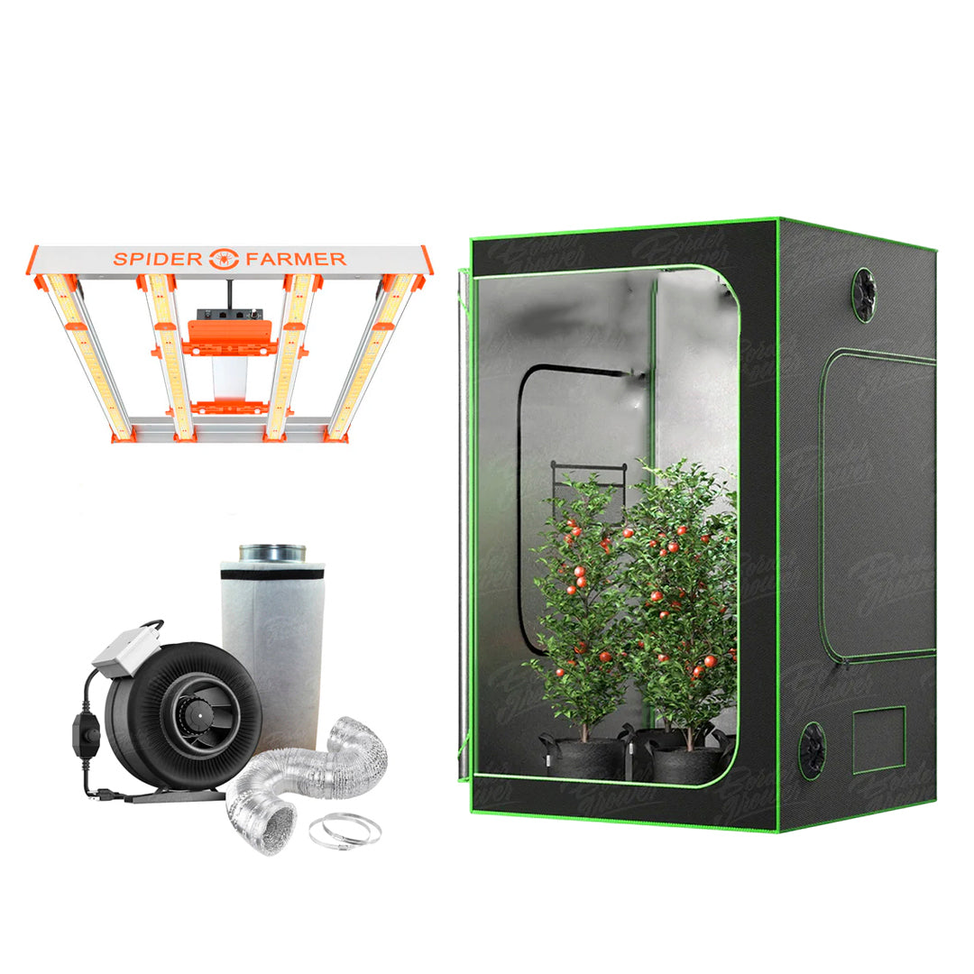 KIT DE CULTIVO: AVANZADO | Armario de Cultivo + Lámpara + Sistema de Ventilación