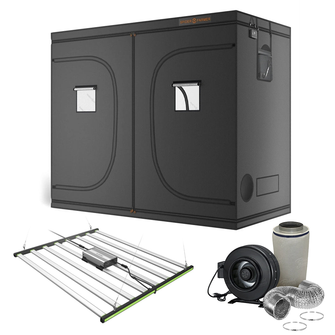 KIT DE CULTIVO: PRO | Armario de Cultivo + Lámpara + Sistema de Ventilación