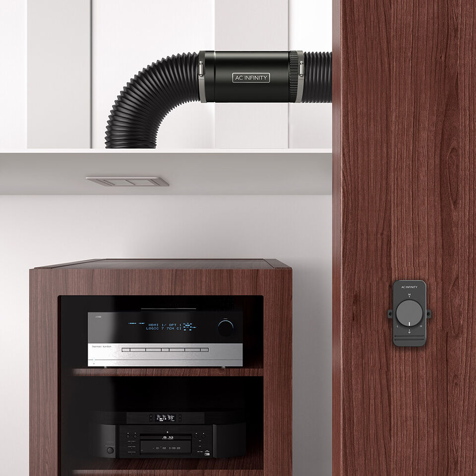 RAXIAL S8 | AC Infinity - Intractor Ventilador De Turbina De 8" Con Controlador