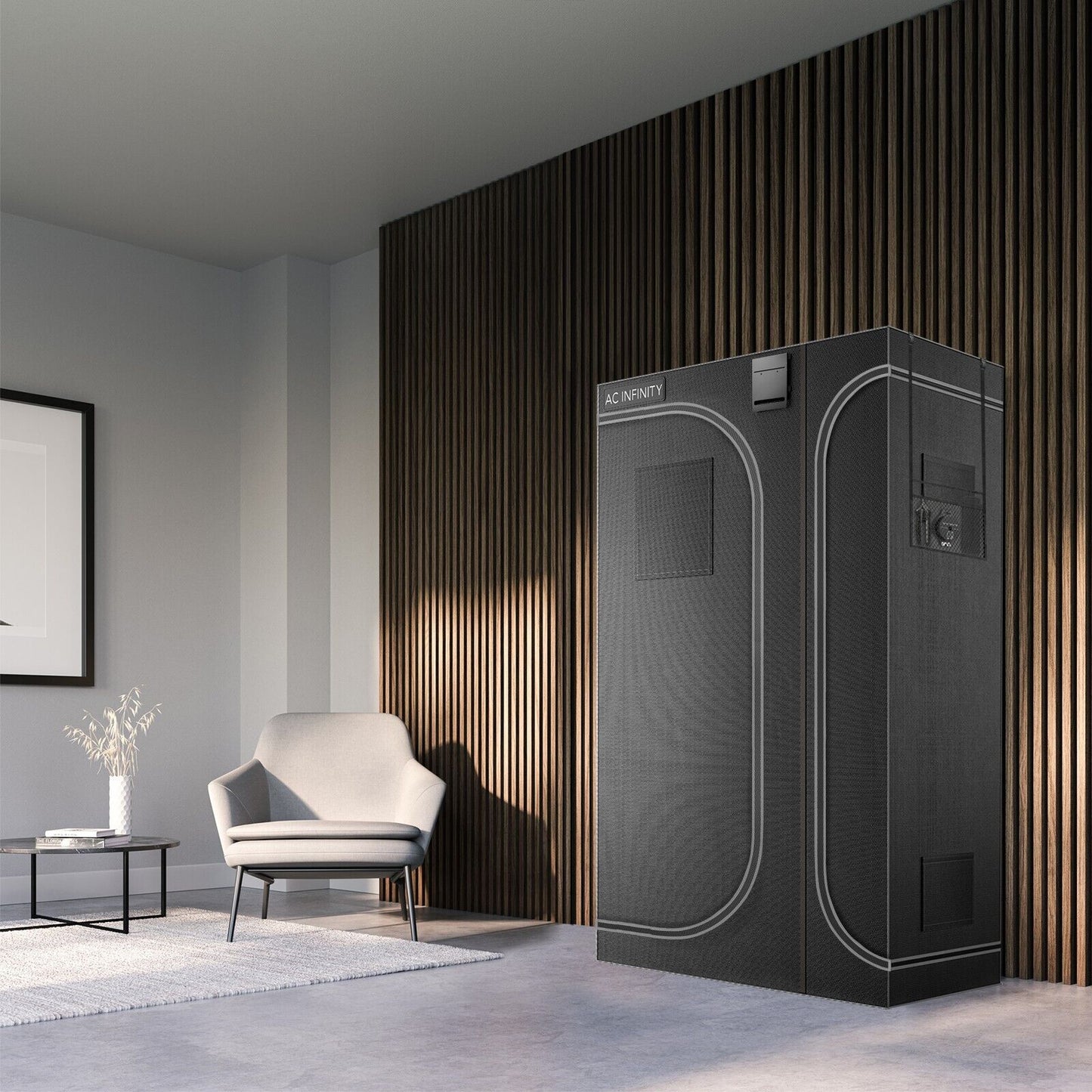 CLOUDLAB 743D | AC Infinity - Armario De Cultivo 2-En-1 De 120 cm x 90 cm x 180 cm