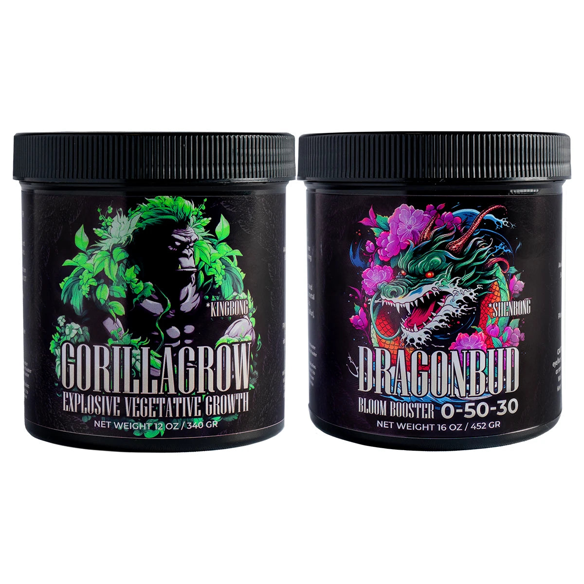 Combo: DragonBud + GorillaGrow | HarvestCo - Aditivos Solubles Para Vegetación Y Floración