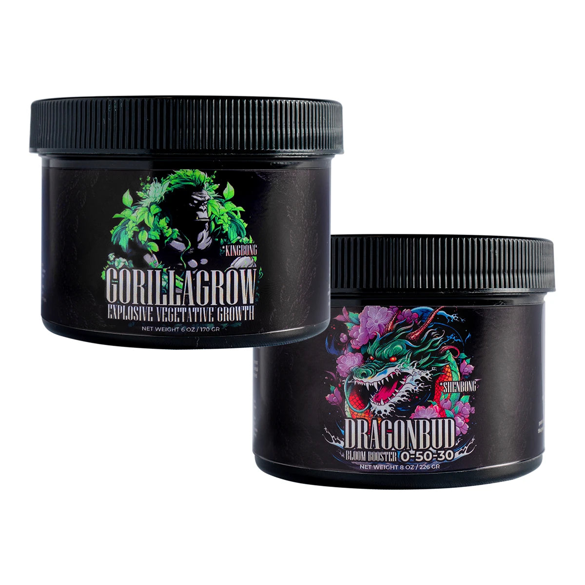 Combo: DragonBud + GorillaGrow | HarvestCo - Aditivos Solubles Para Vegetación Y Floración