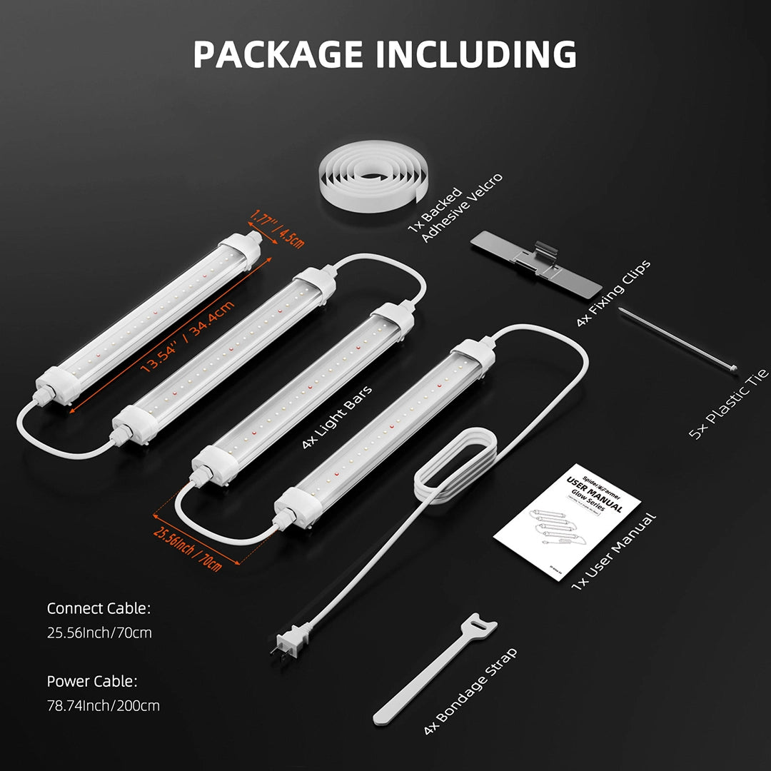 Spider Farmer | Glow30 barras LED suplementarias veg y bloom