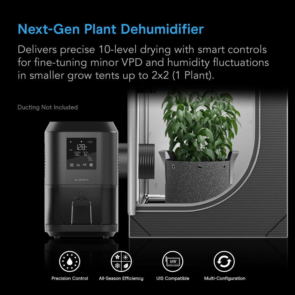 HYDRONE 3, Deshumidificador para plantas con control inteligente