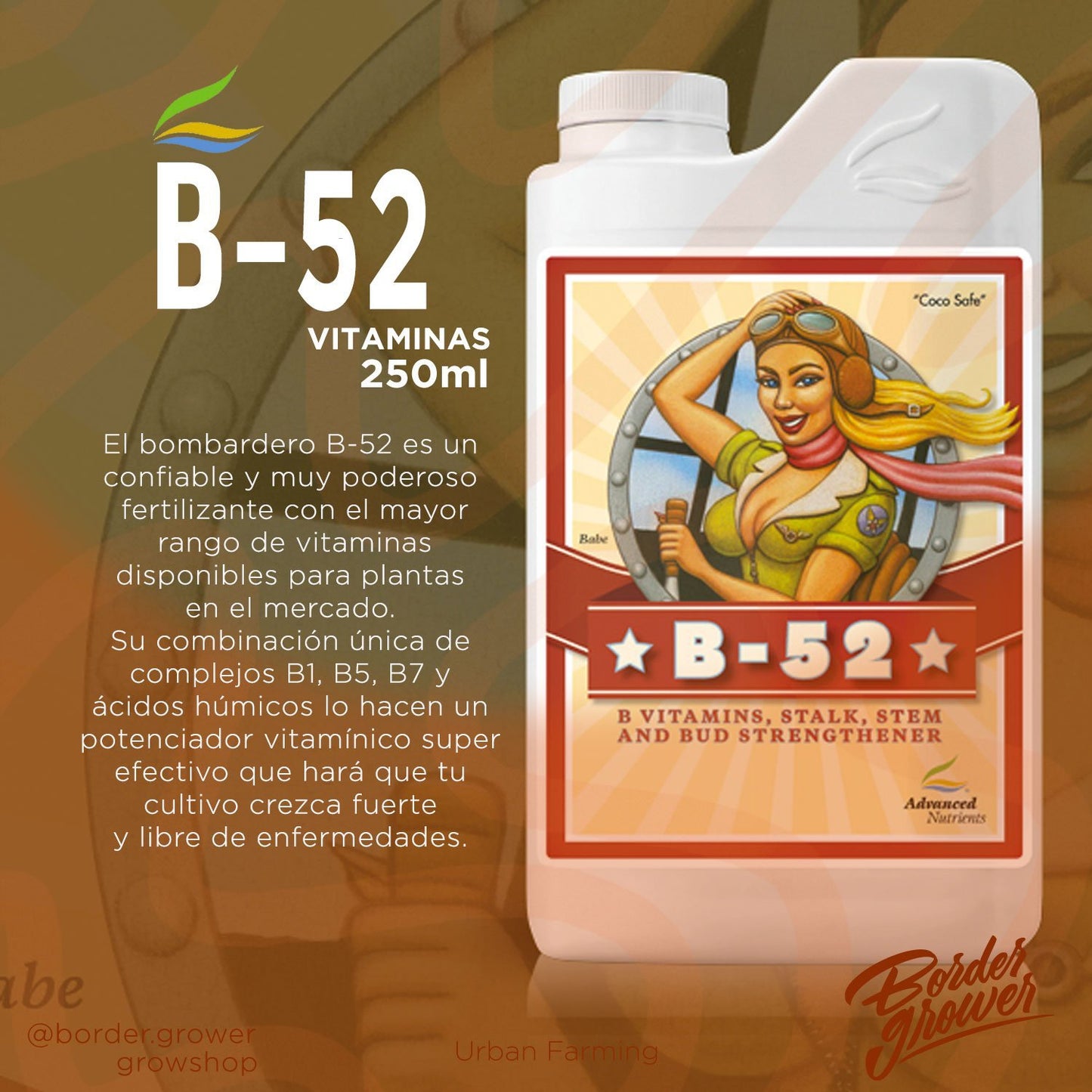 B-52 | Advanced Nutrients - Complejo Vitamínico Optimizador de Crecimiento Para Plantas