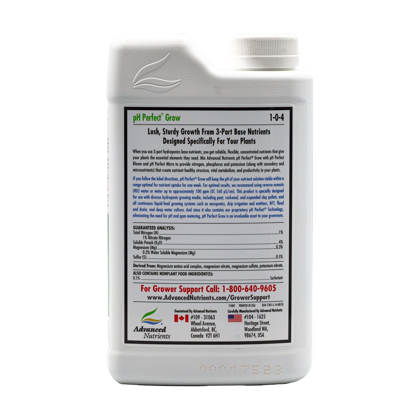 PH PERFECT TRIO: MICRO, GROW, BLOOM Nutrición Base Completa Para Vegetación Y Floración