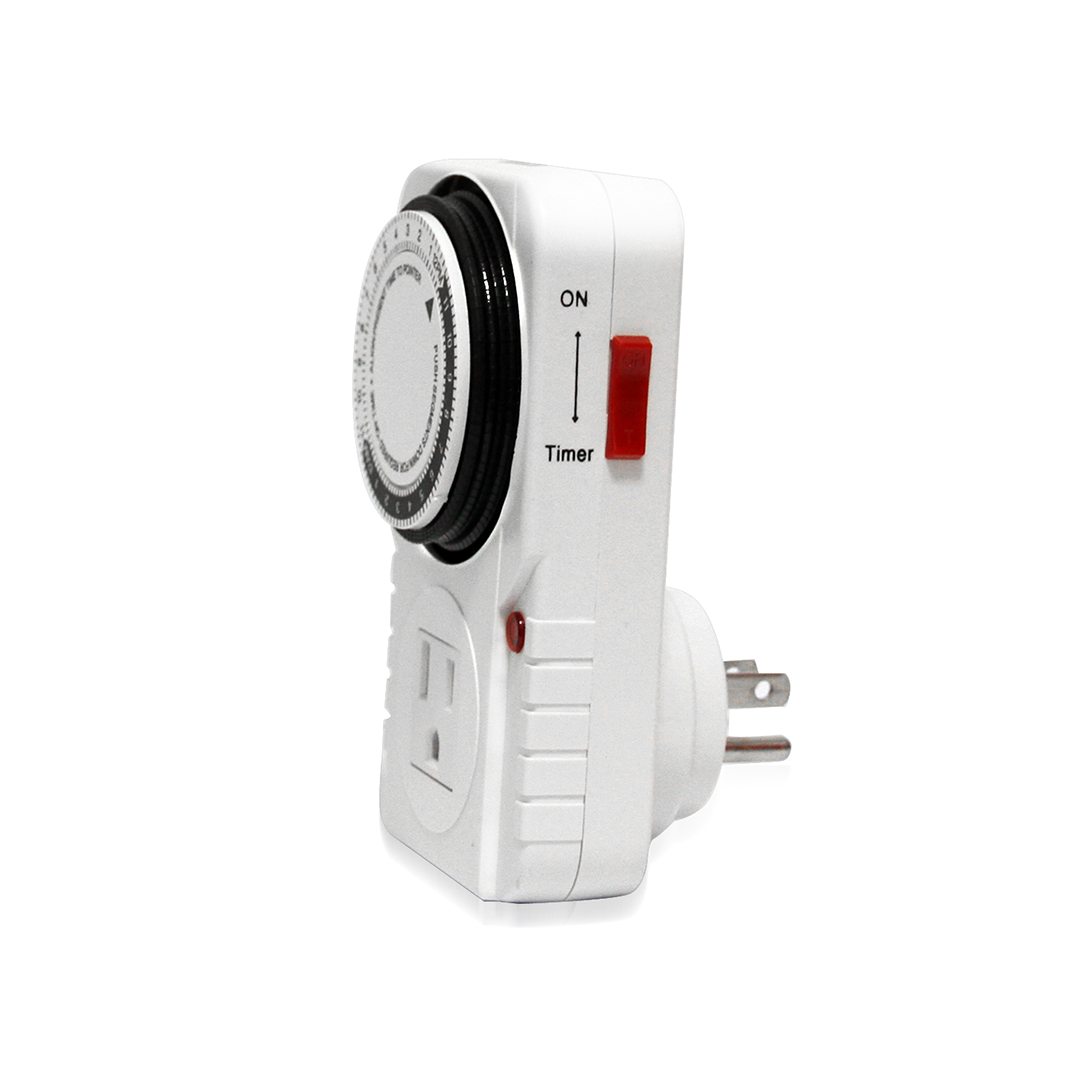 Temporizador Analógico de Contacto de 24 Horas | Sinowell - Programa Y Controla Tus Dispositivos Electronicos