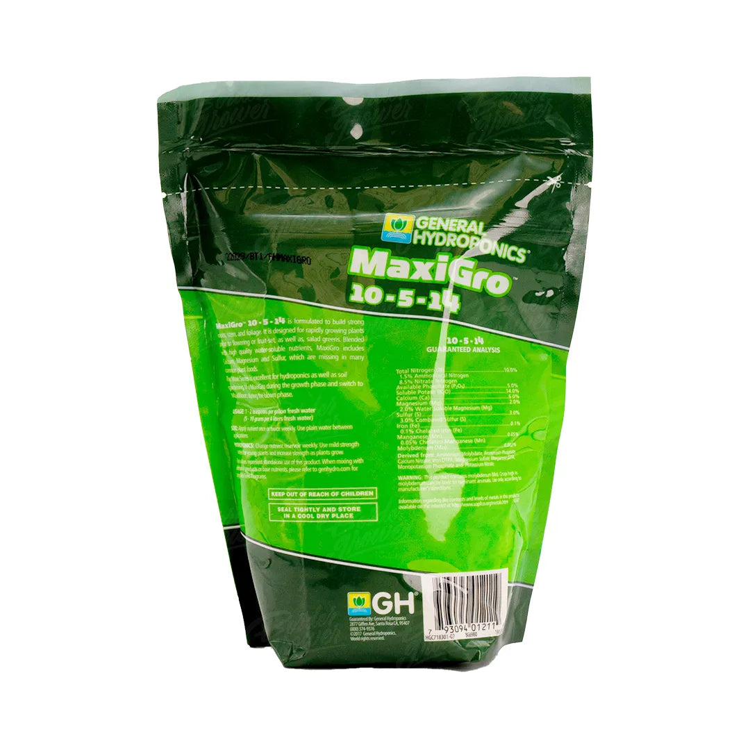 COMBO MAXIGROW y MAXIBLOOM | General Hydroponics - Solubles Para Floración Y Vegetación Desarrollo Vigoroso