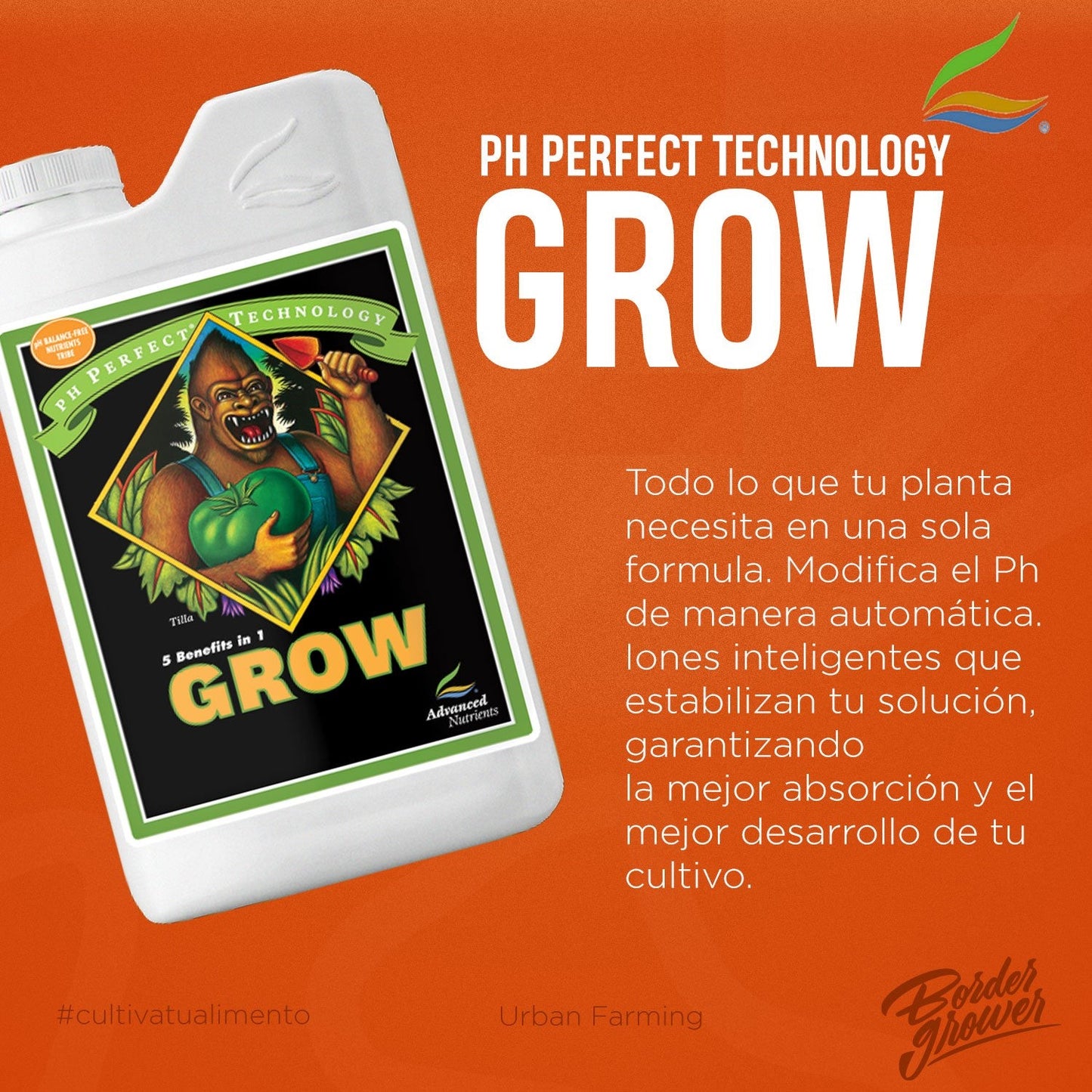 pH Perfect Grow | Advanced Nutrients - Nutriente Base Para Vegetación Con Regulador De pH