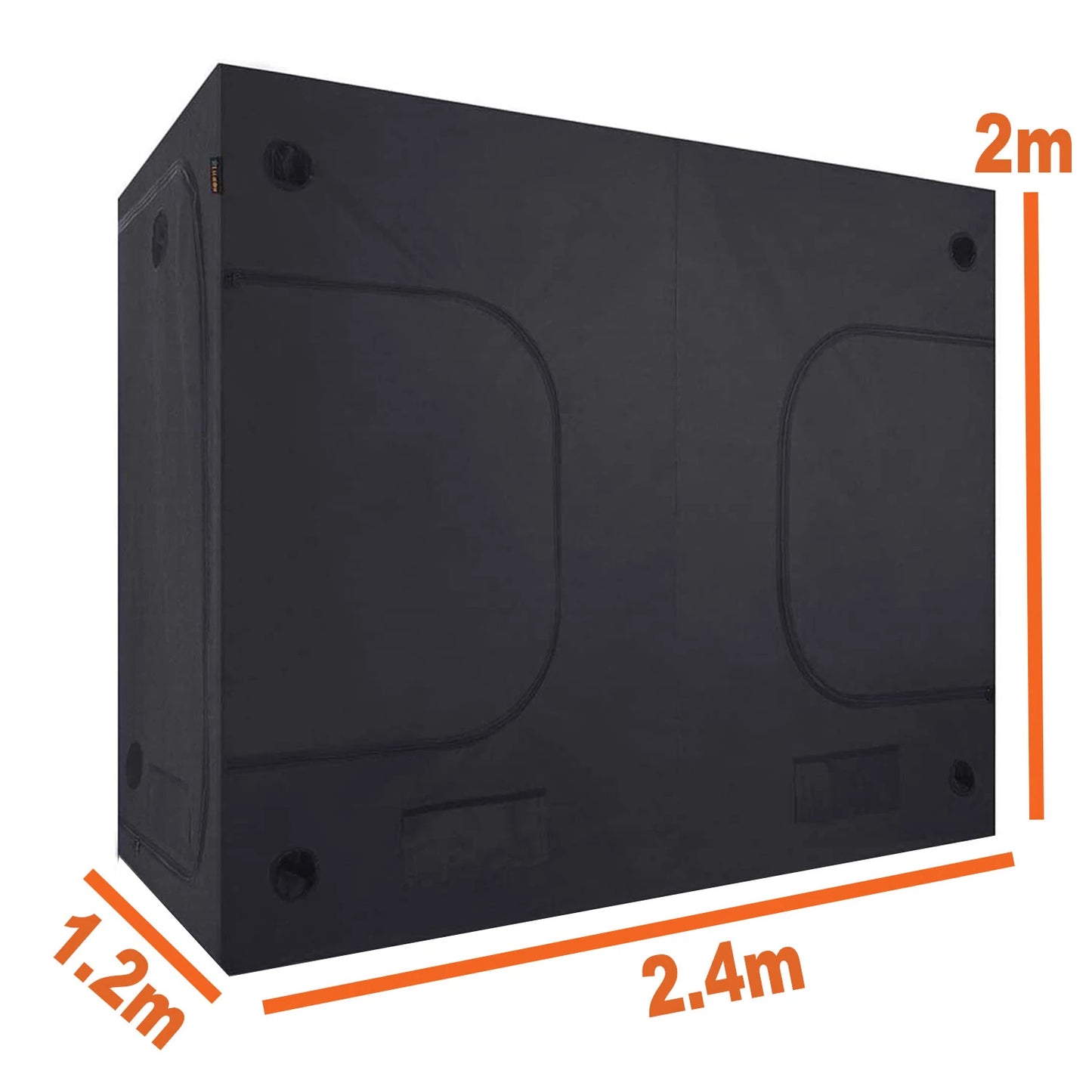Armario De Cultivo | iPower - Carpa Para Cultivo En Interiores De 2.4 m x1.2 m x 2 m