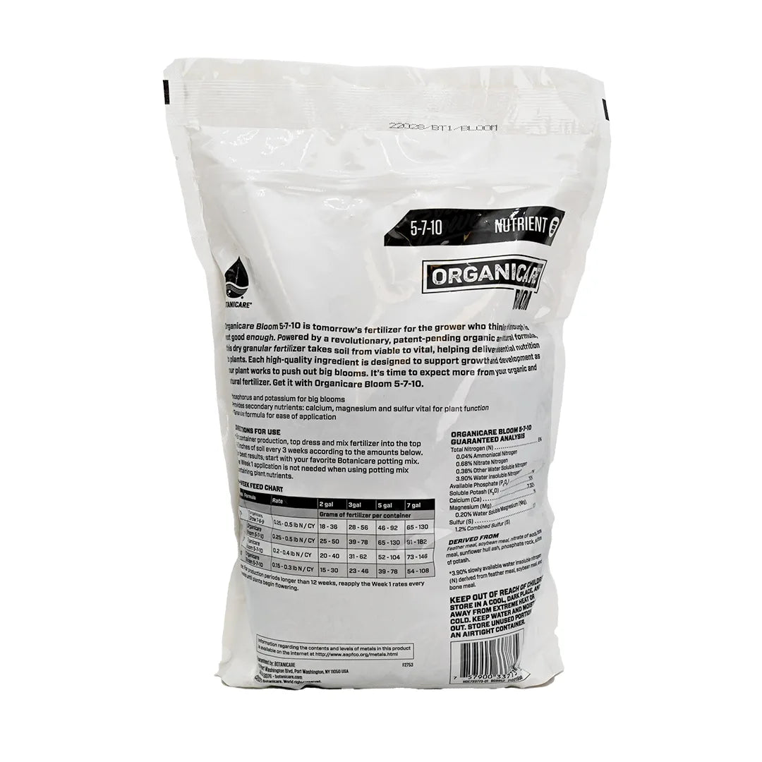 ORGANICARE BLOOM | Botanicare - Fertilizante Base Granular Para Floración Obtén Flores Mas Grandes Y Resinosas