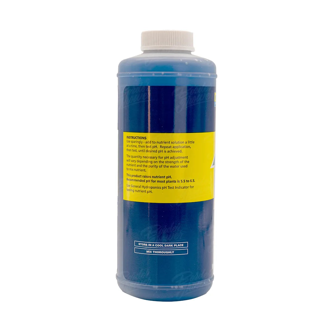 PH UP | General Hydroponics - Aumenta el pH De Tu Solución Y Mejora La Absorción De Nutrientes