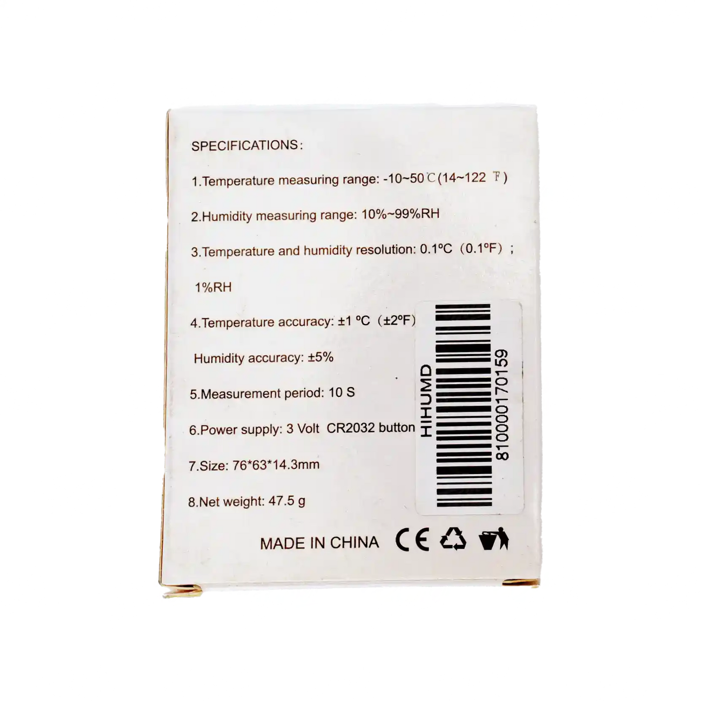 TERMOHIGRÓMETRO DIGITAL iPower Medidor de Humedad Y Temperatura Mayor Control De Las Condiciones Ambientales De Tu Cultivo