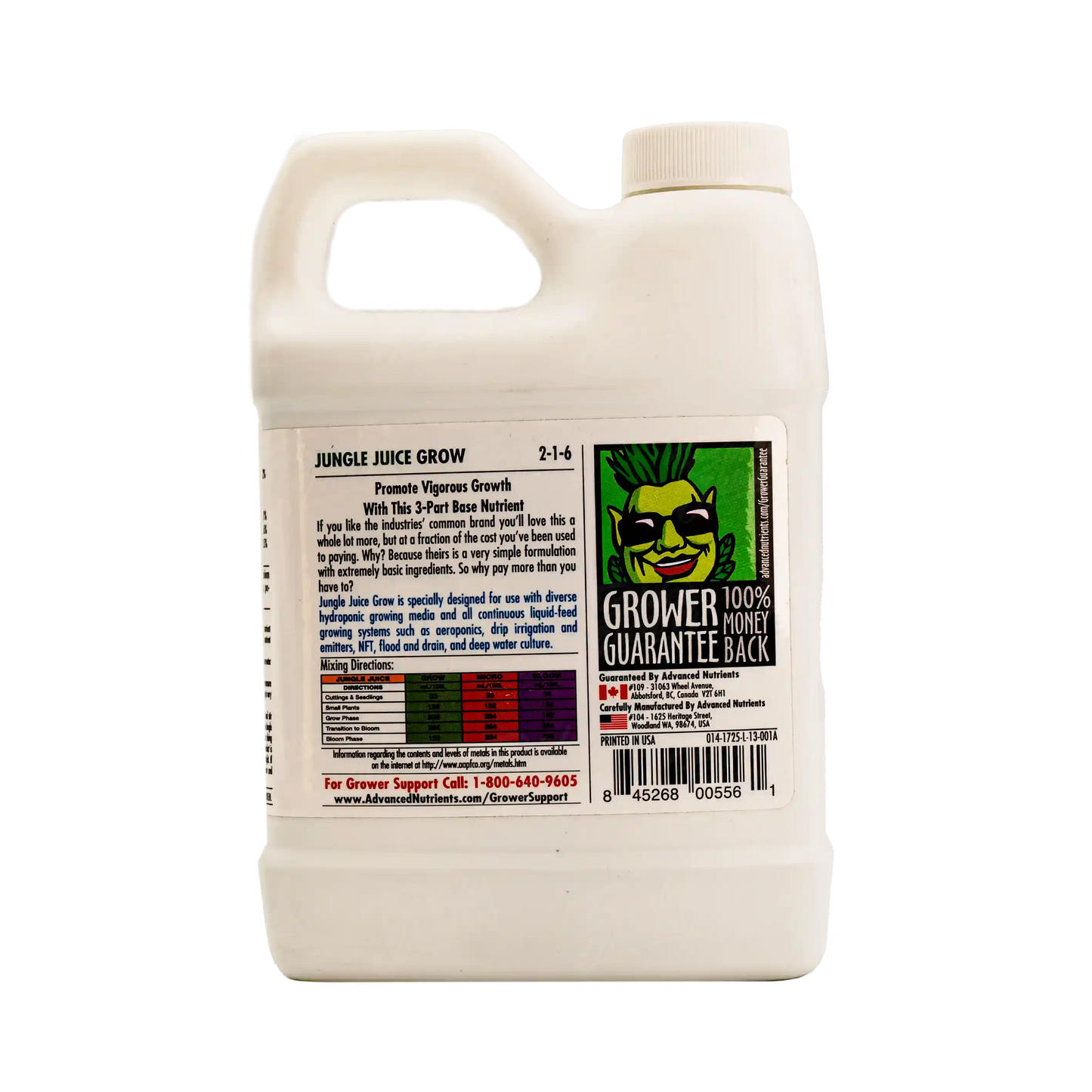 Jungle Juice: Grow | Advanced Nutrients - Fertilizante Base Para Vegetación