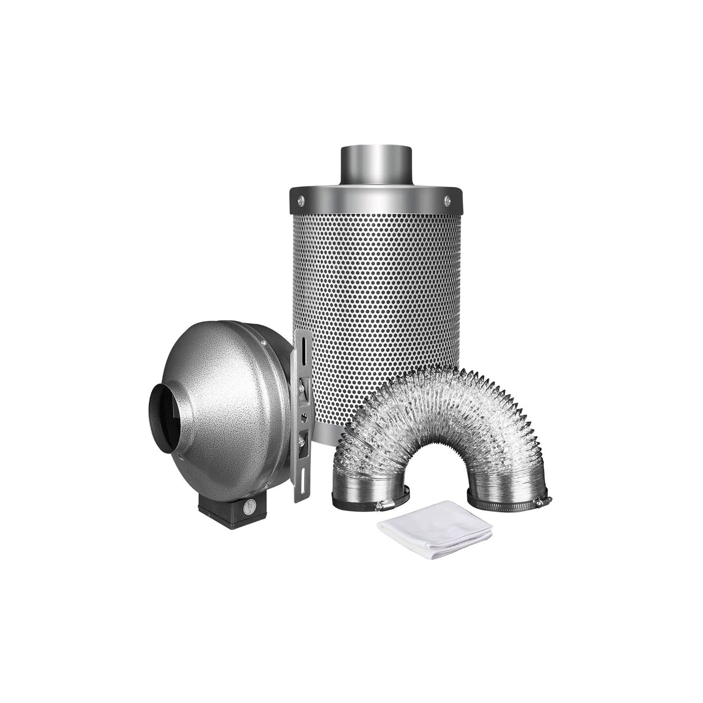 Kit De Auto Cultivo Chico | Armario De Cultivo, Lampara LED, Sistema De Ventilación y Accesorios