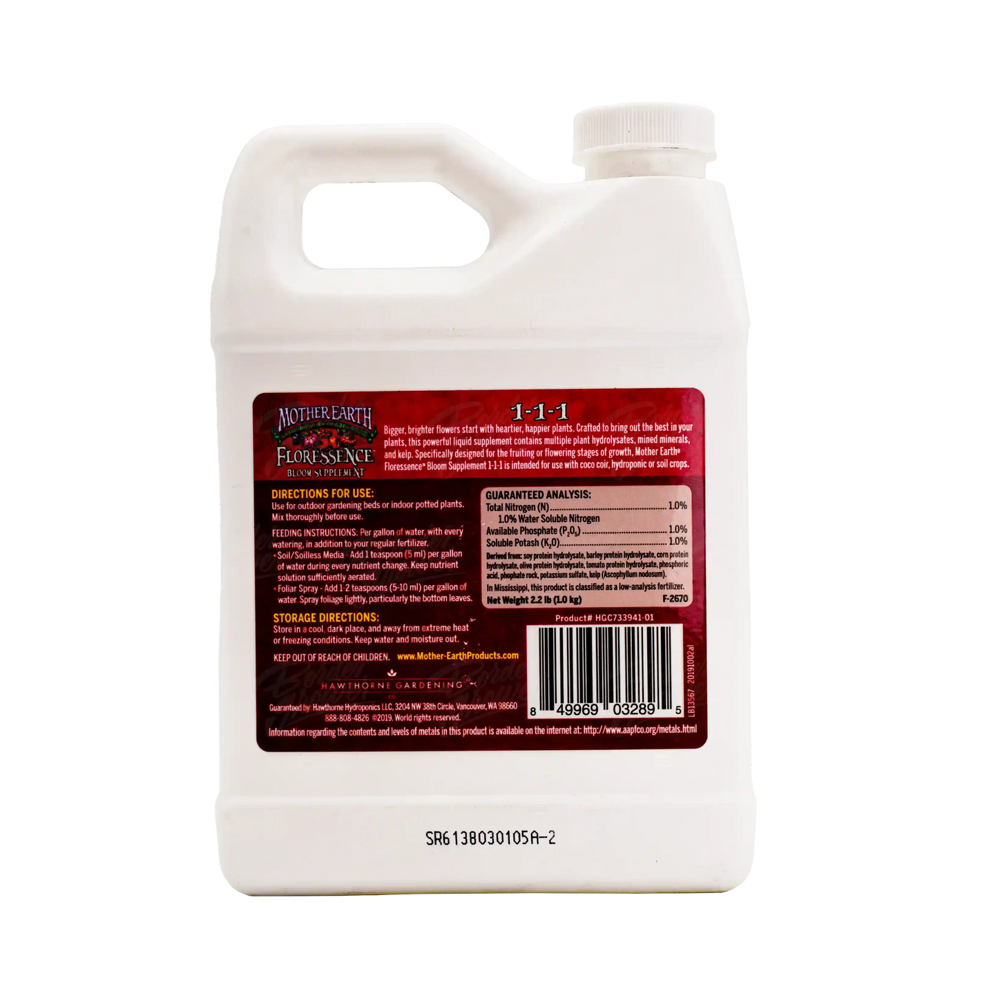 FLORESSENCE Aditivo de floración 100% orgánico. Potenciador de mayor peso, tamaño, resinas y terpenos.