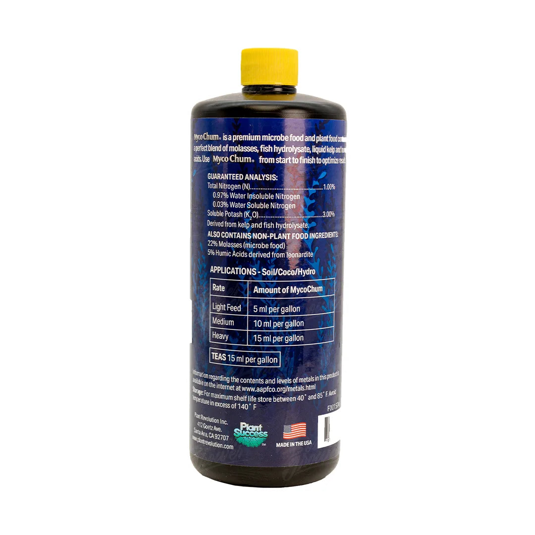 Myco Chum | Plant Success - Alimento Premium Para Microbios y Bacterias Benéficas