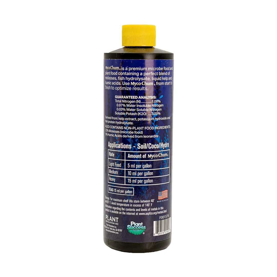 Myco Chum | Plant Success - Alimento Premium Para Microbios y Bacterias Benéficas