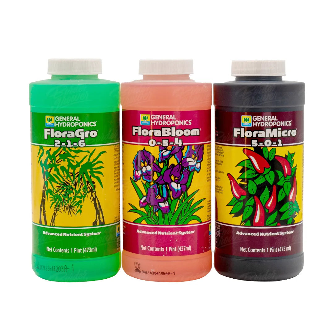 Serie Flora Trio Micro, Grow Y Bloom | Base Vegetación Y Floración