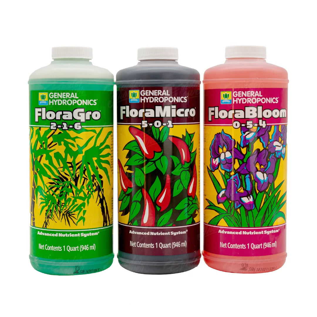 Serie Flora Trio Micro, Grow Y Bloom | Base Vegetación Y Floración