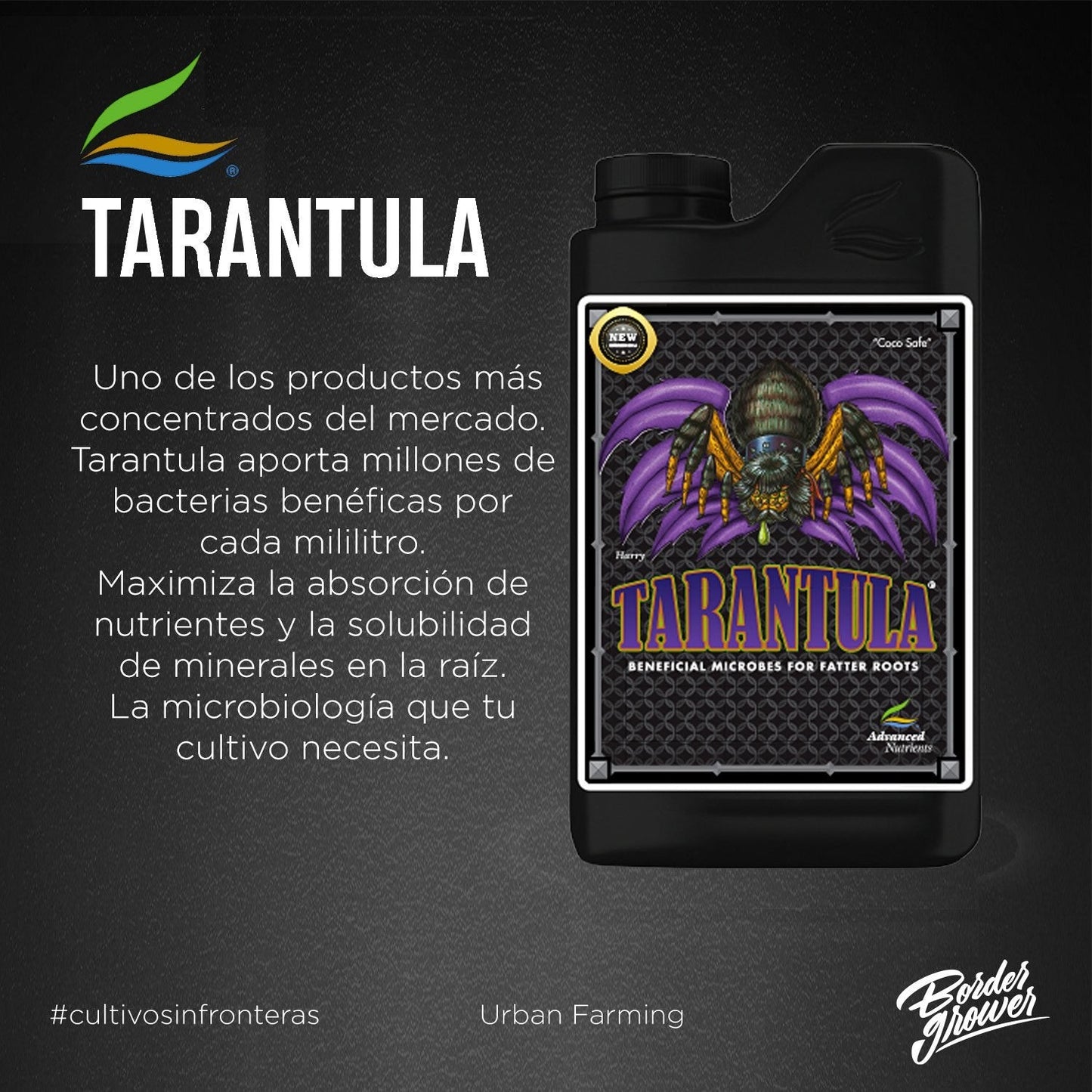 Tarantula | Advanced Nutrients - Fertilizante Propagador De Raíz Inoculante Microbiano Enraizador Para Plantas