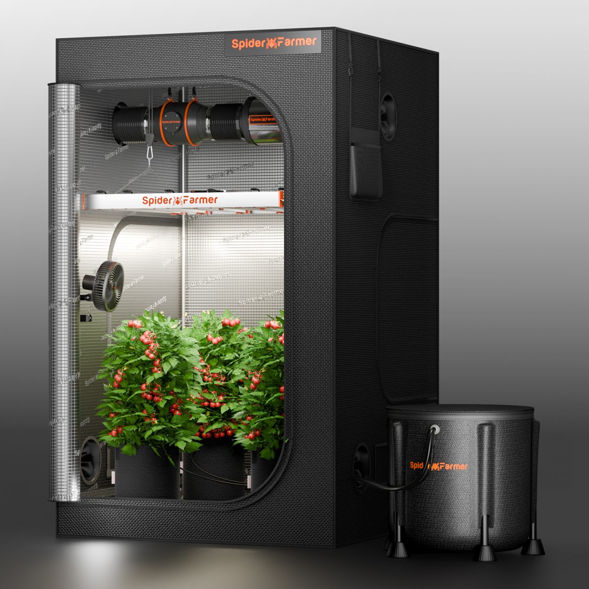 Sistema De Riego Por Goteo | Spider Farmer - Riego Automático Por Goteo Con 8 Emisores