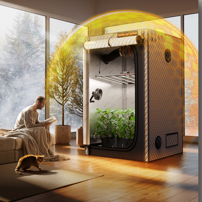 Spider Farmer Funda Aislante para Carpa de cultivo 120x120x200 Blanca