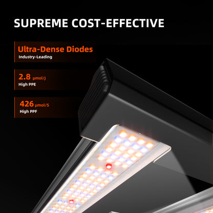 Spider Farmer G1500 LED de cultivo con control inteligente por app 150W Full Spectrum