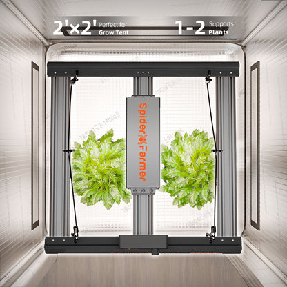 Spider Farmer G1500 LED de cultivo con control inteligente por app 150W Full Spectrum
