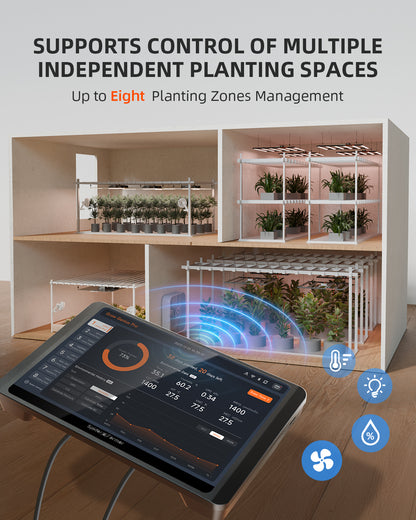 Controlador GGS Pro | Spider Farmer - Gestion Climática Inteligente Iluminación, Ventilación