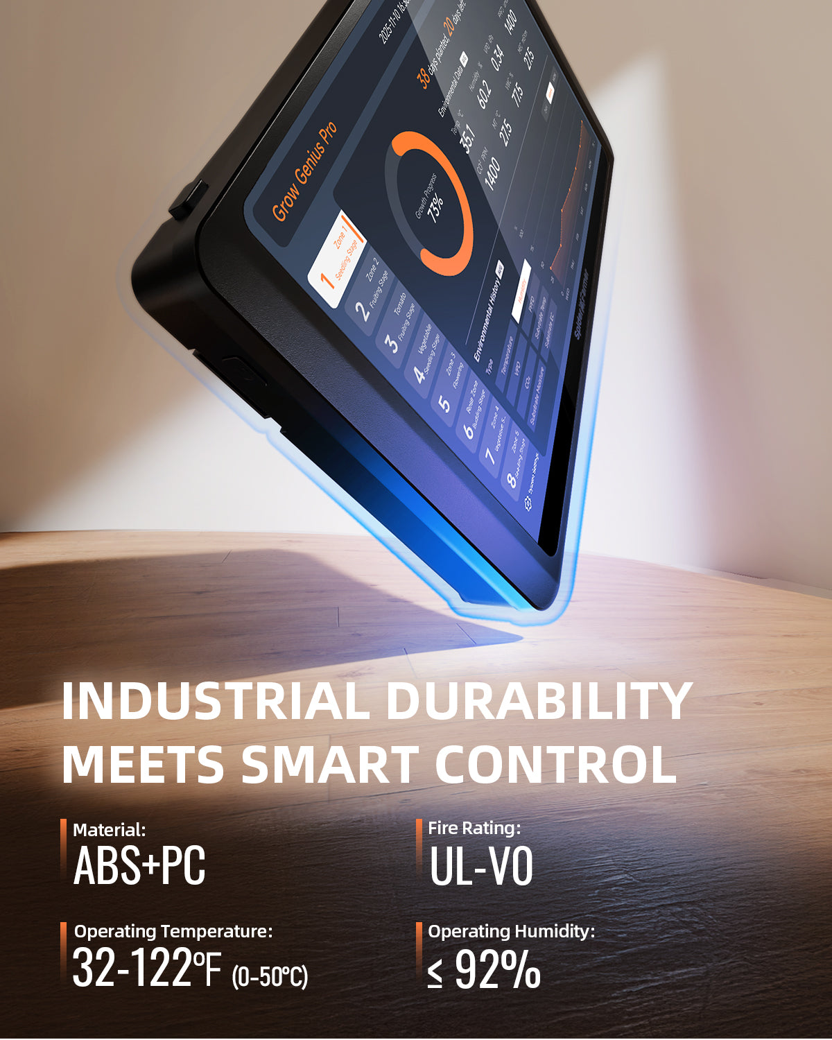 Controlador GGS Pro | Spider Farmer - Gestion Climática Inteligente Iluminación, Ventilación