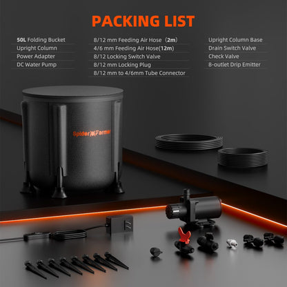 Sistema De Riego Por Goteo | Spider Farmer - Riego Automático Por Goteo Con 8 Emisores