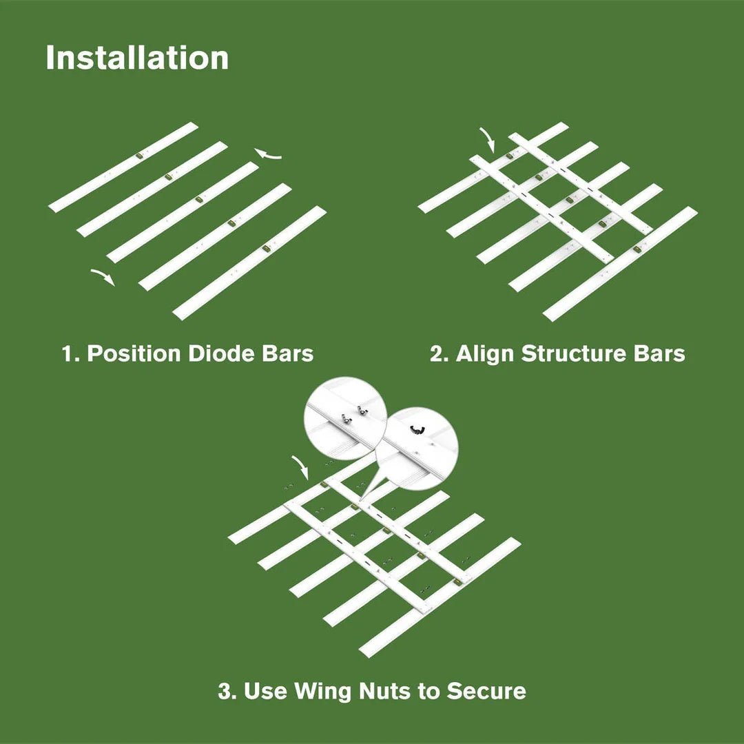 LED Grow Light 400W | FloraFlex - Lampara de barras de espectro completo de 120 V