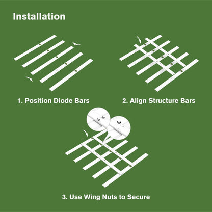 LED Grow Light 400W | FloraFlex - Lampara de barras de espectro completo de 120 V