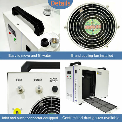 CHILLER Enfriador de agua S&A CW-5200DH