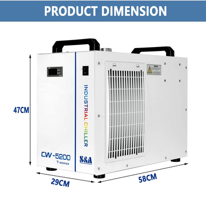 CHILLER Enfriador de agua S&A CW-5200DH