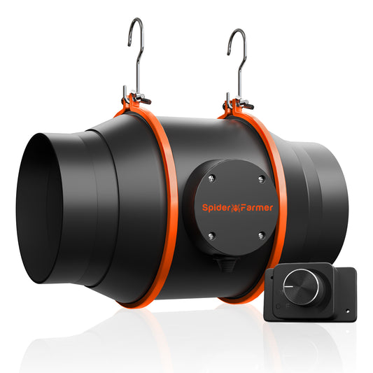 Extractor en Línea 6” Spider Farmer con Control de Velocidad