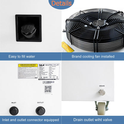 CHILLER Enfriador de agua S&A CW-6000DN