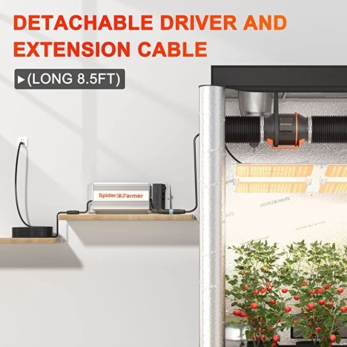 SF-7000  | Spider Farmer - Lámpara LED De Cultivo Con Espectro Completo