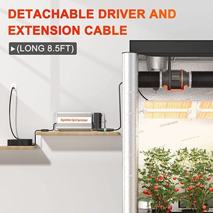 SF-7000  | Spider Farmer - Lámpara LED De Cultivo Con Espectro Completo