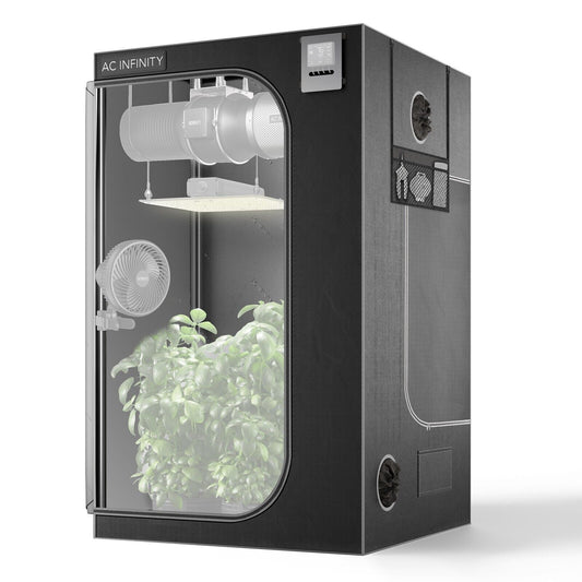 CLOUDLAB 844 | AC INFINITY - Armario De Cultivo De 120cm x 120cm x 203cm