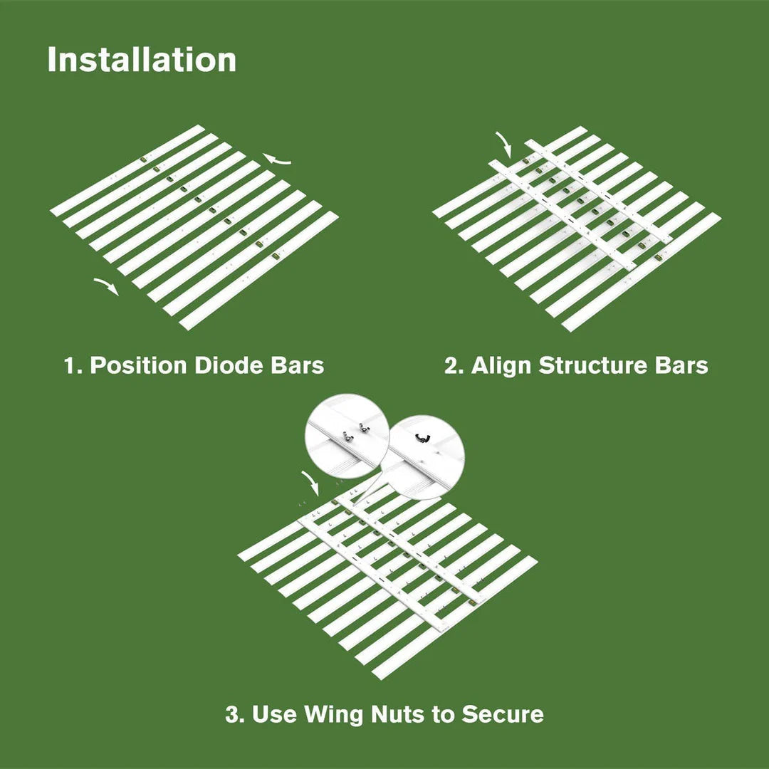 LED Grow Light 900W | FloraFlex - Lampara de barras de espectro completo de 120 V